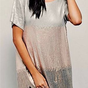 Free People ombré sequin dress.